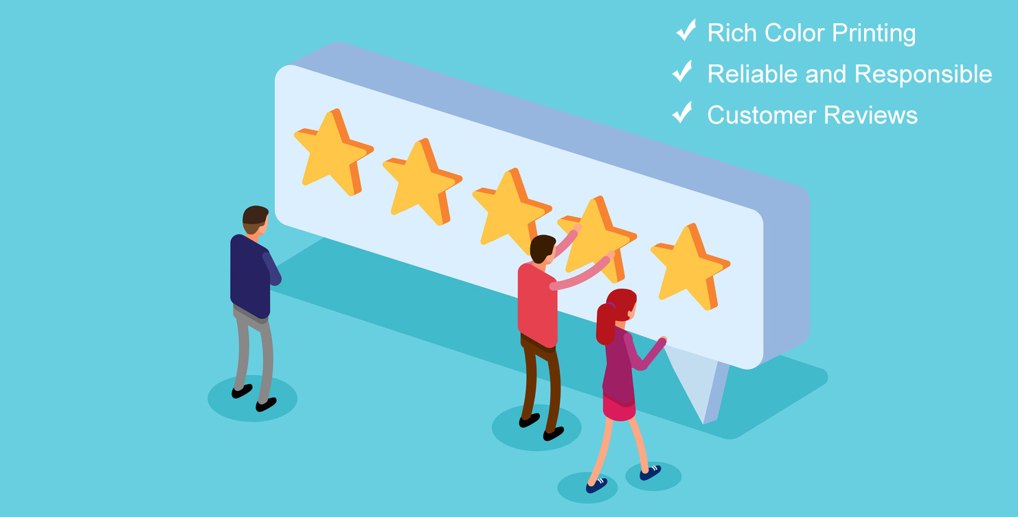 Reseñas de un cliente estadounidense del servicio de impresión de catálogos