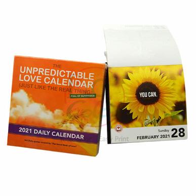 Por qué la impresión profesional mejora su calendario diario de páginas por día